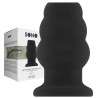 Sono Plug Tunnel Hollow Sono N°50 - 8.5 x 5.7 cm Noir